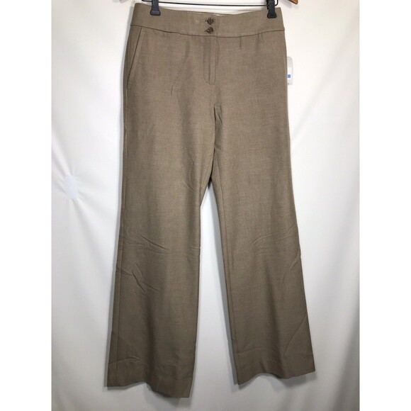 Liz Claiborne Audra Straight Fit Straight Trouser Size 4 - Picture 1 of 10